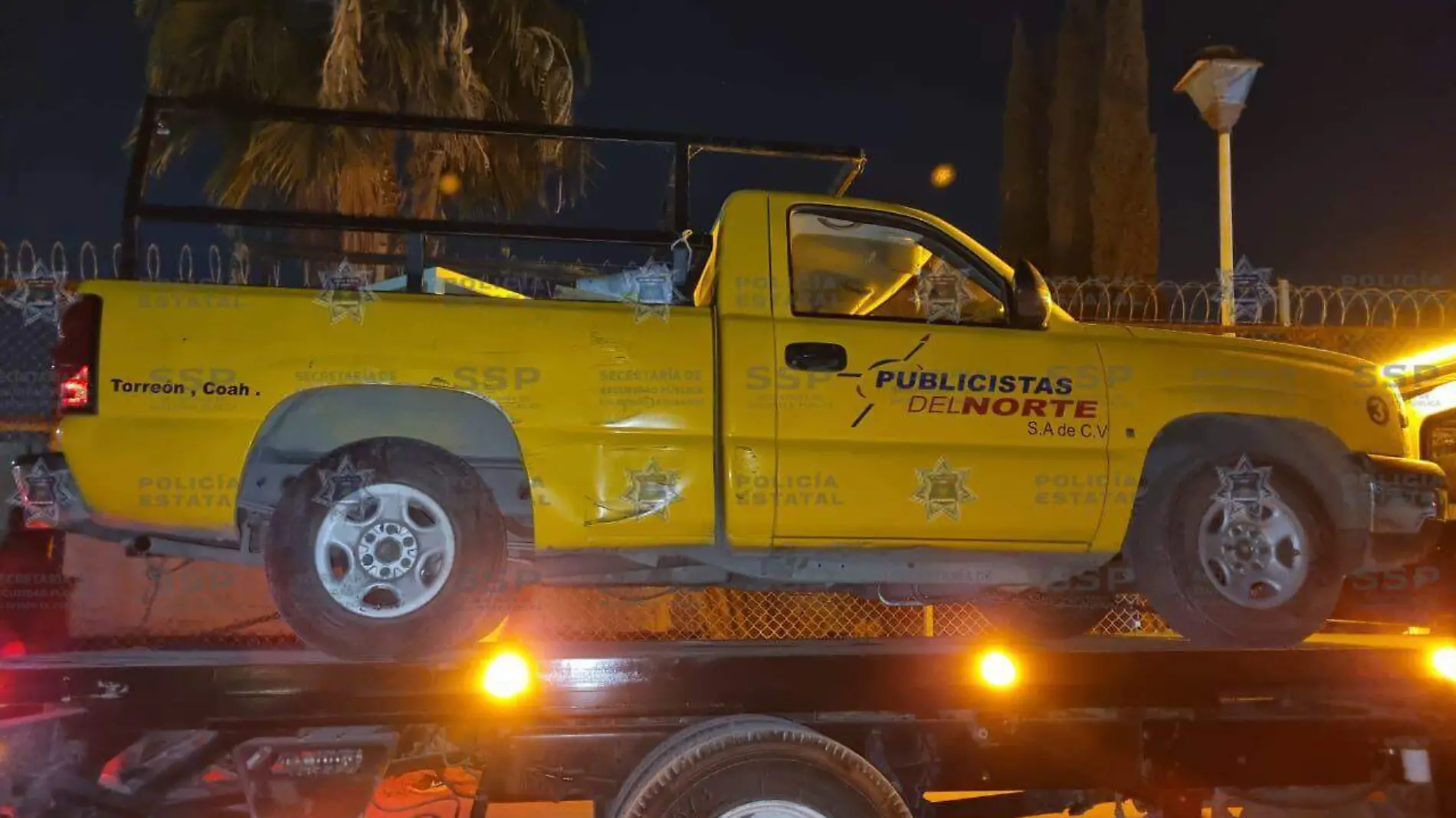 0705 Encuentra la PE camioneta robada en Lerdo -Cortesía SSP-